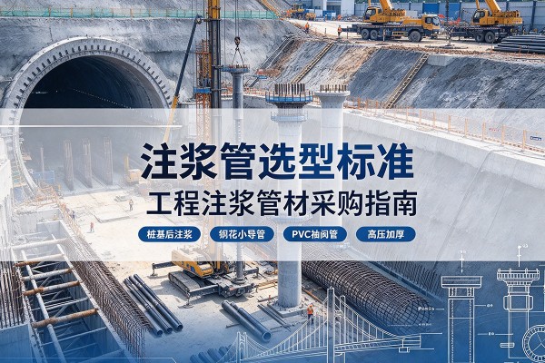 驿城注浆管选型标准