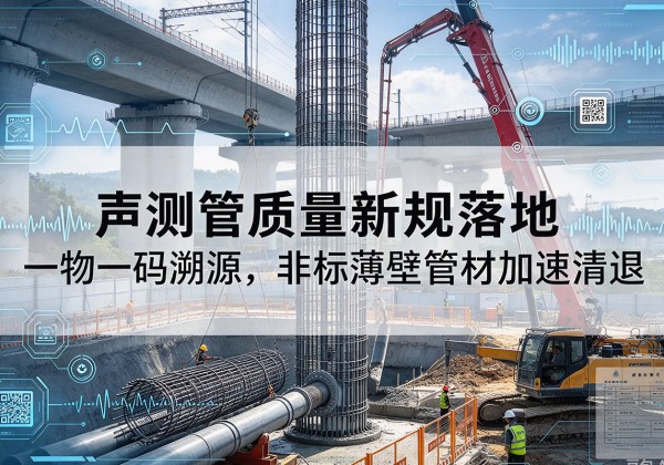 驿城声测管质量新规落地，一物一码溯源，非标薄壁管材加速清退