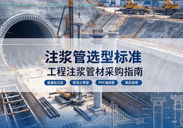 驿城注浆管选型标准